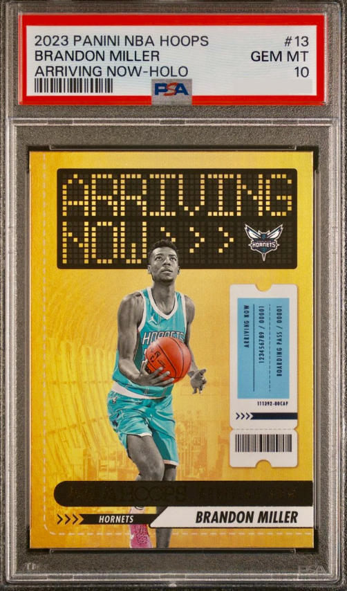 2023 Panini Hoops Basketball Holo Brandon Miller #13