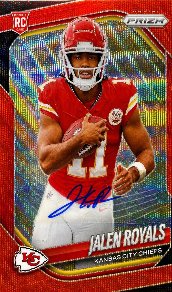 2025 Panini Prizm Football Red Wave Jalen Royals #341
