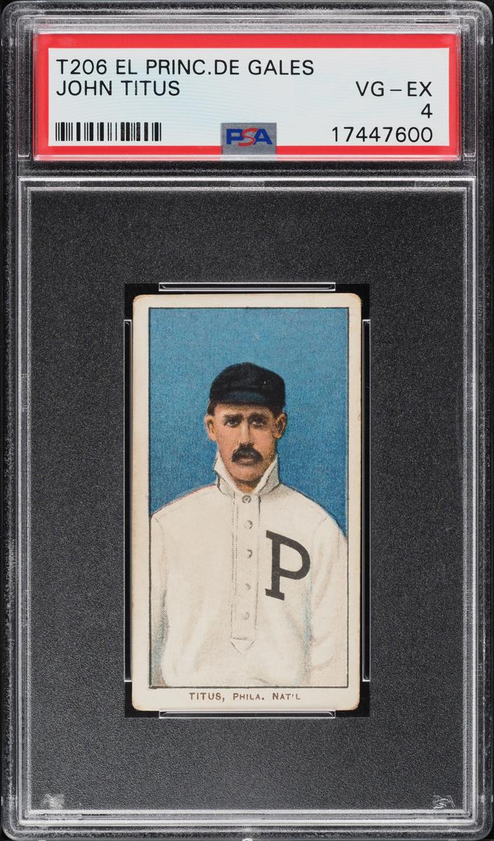 1909-11 T206 Baseball John Titus #NNO PSA 4
