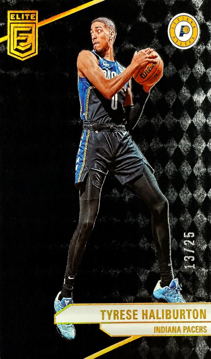 2023 Donruss Elite Basketball Black Tyrese Haliburton #118 PSA 9