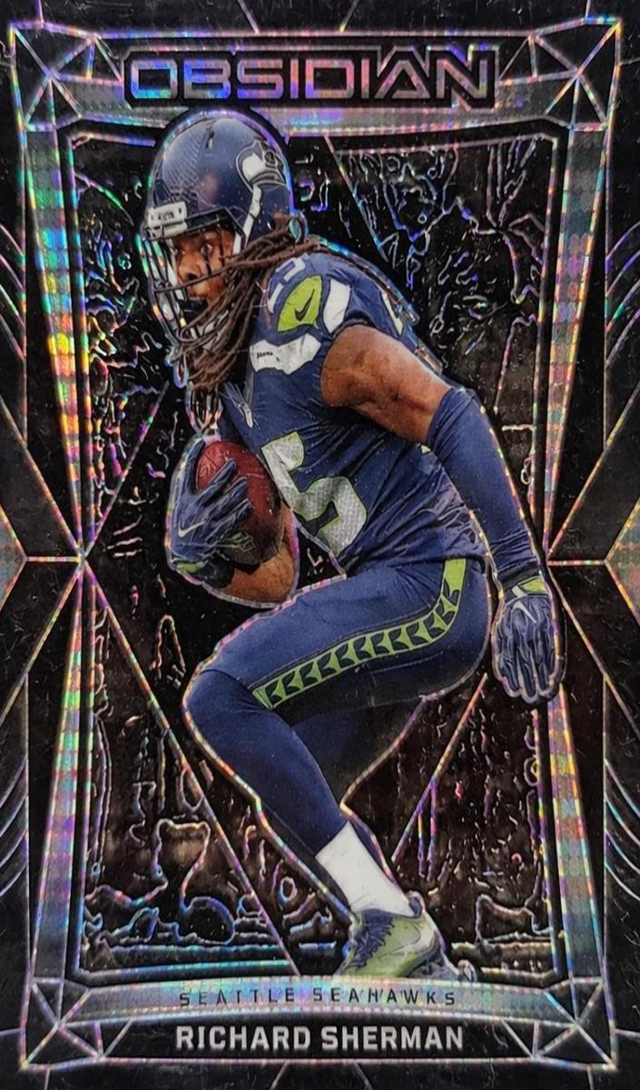 2024 Panini Obsidian Football Richard Sherman #182 PSA 10