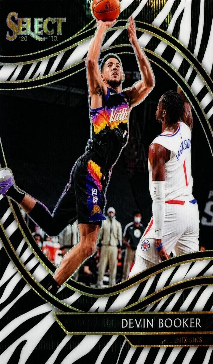 2020 Panini Select Basketball Zebra Devin Booker #229