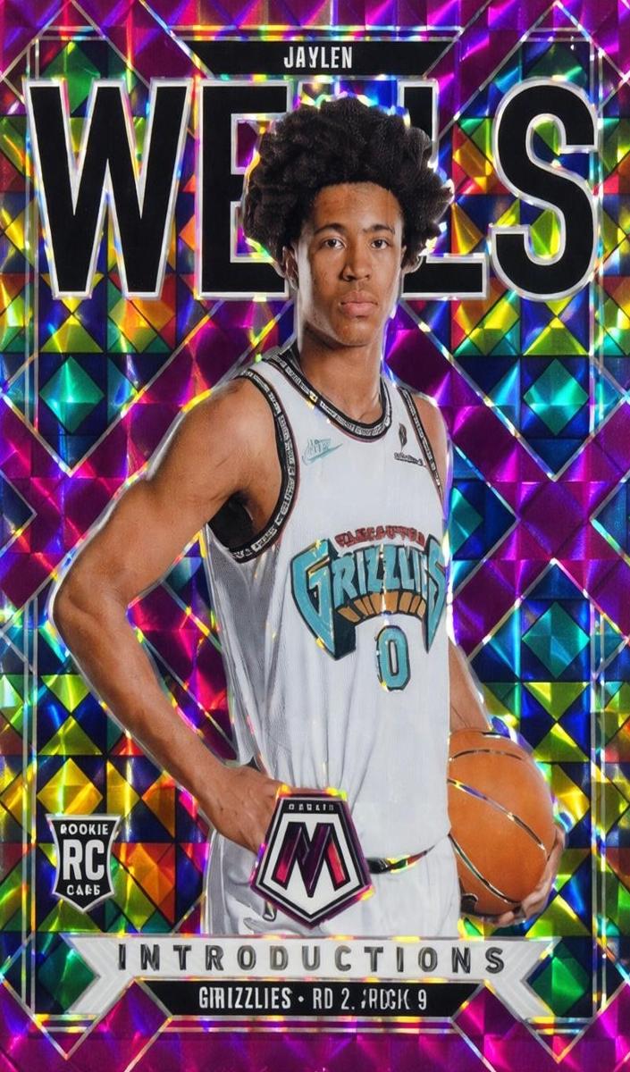 2024 Panini Mosaic Basketball Purple Jaylen Wells #18