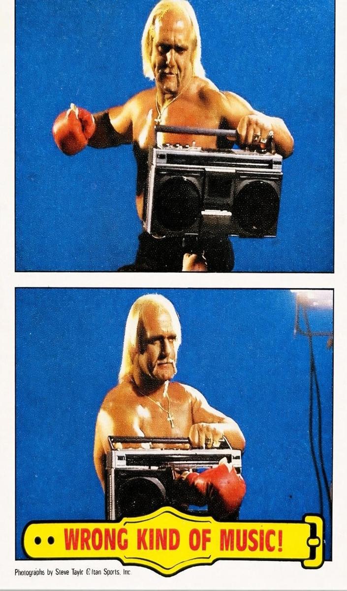 1985 Topps WWF Pro Wrestling Stars Wrestling Hulk Hogan #56