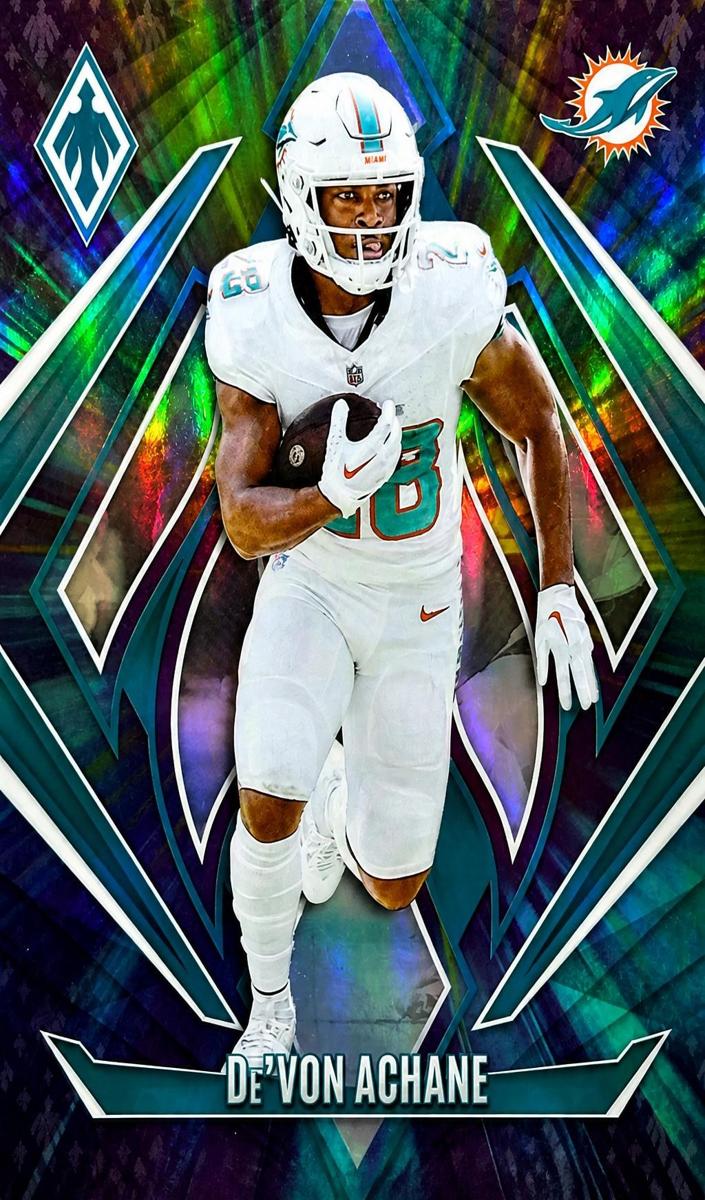 2024 Panini Phoenix Football ColorBurst De'Von Achane #47