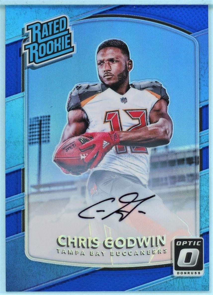 2017 Donruss Optic Football Blue Chris Godwin #155