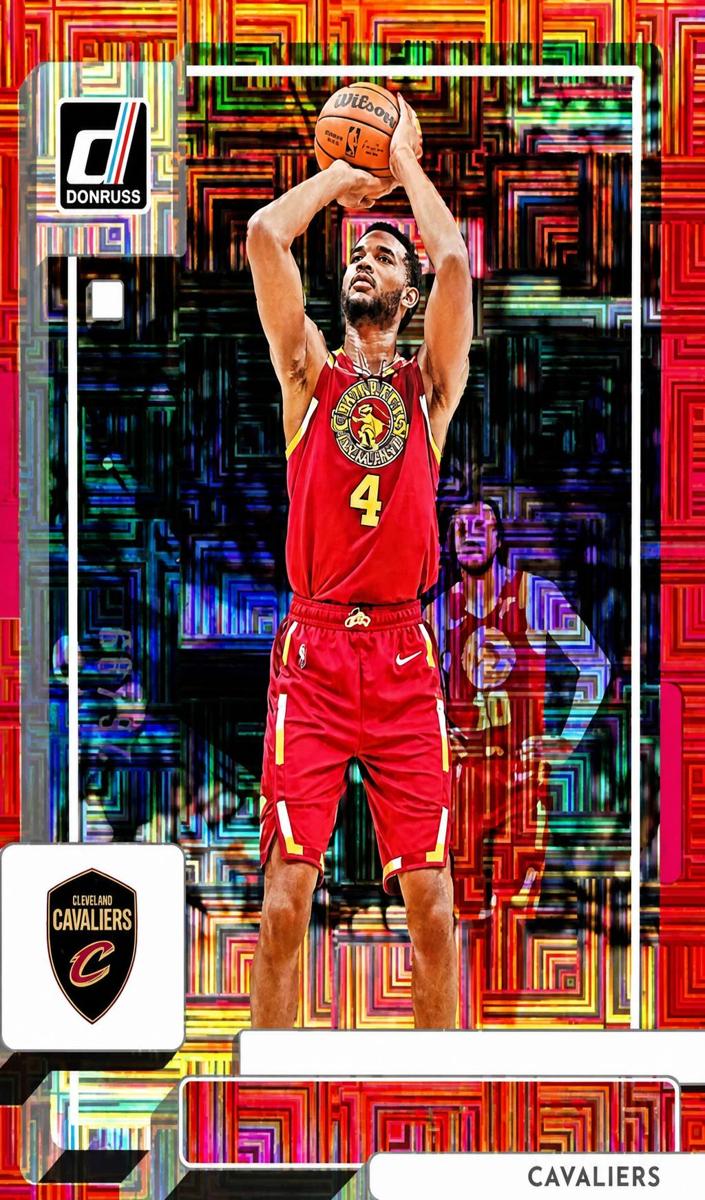 2022 Panini Donruss Basketball Choice Red Evan Mobley #36