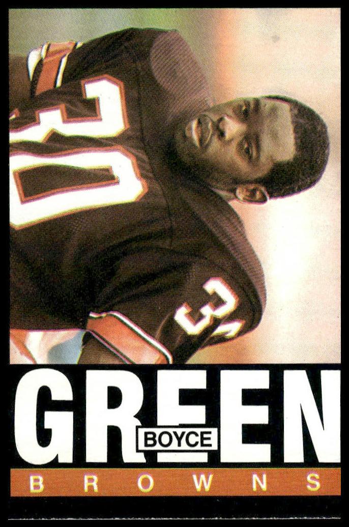 1985 Topps Football Boyce Green #228 PSA 8
