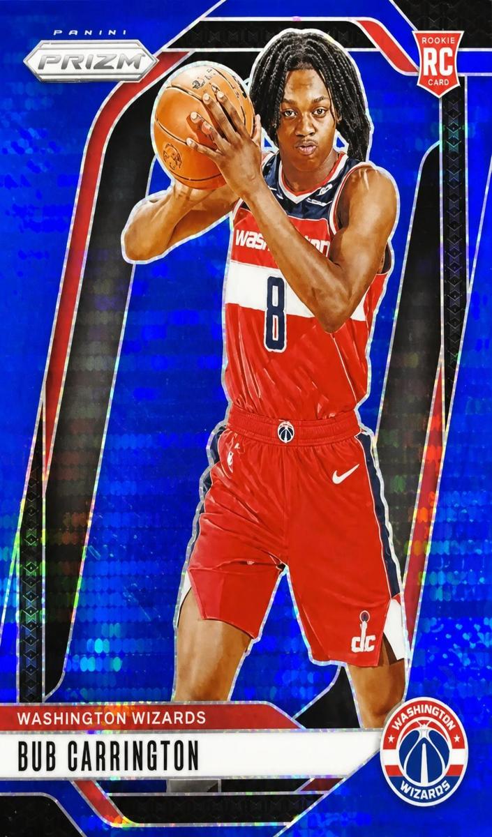 2024 Panini Prizm Basketball Blue Pulsar Bub Carrington #244