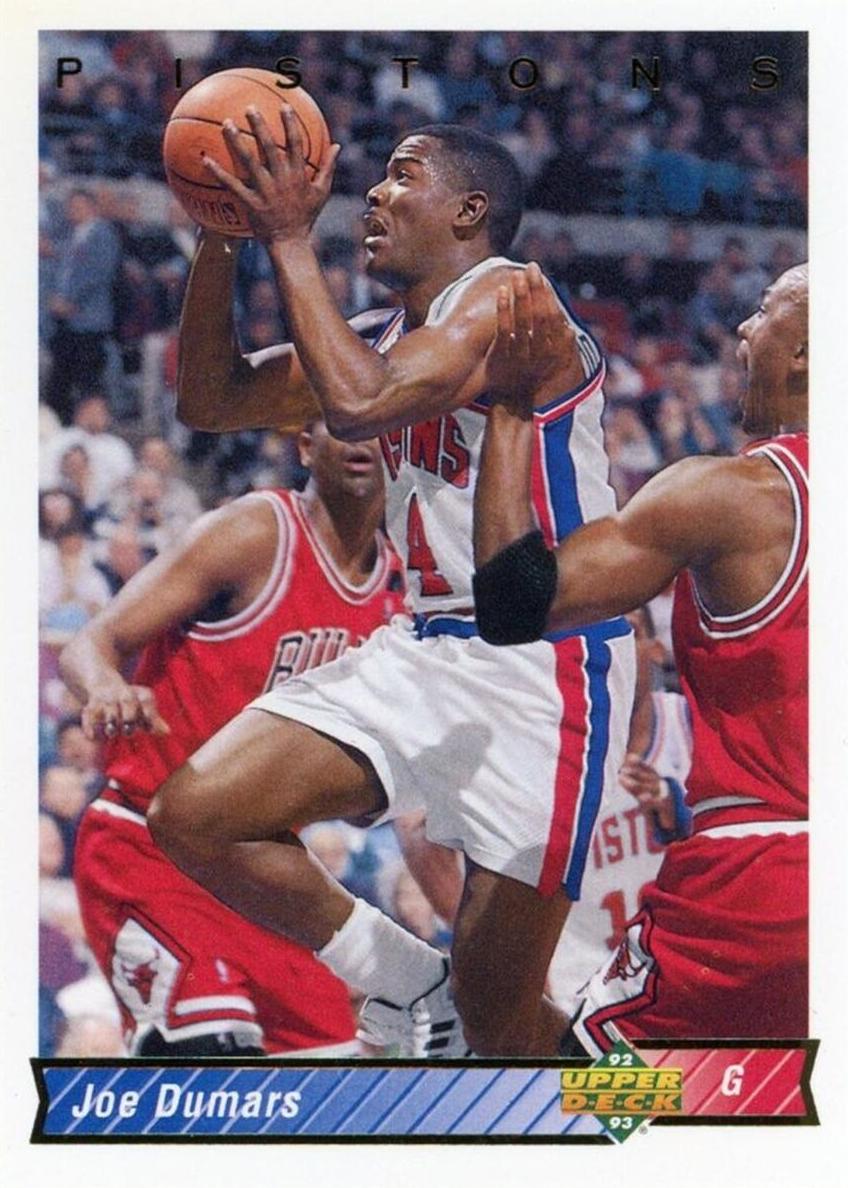 1992 Upper Deck Basketball Joe Dumars #268