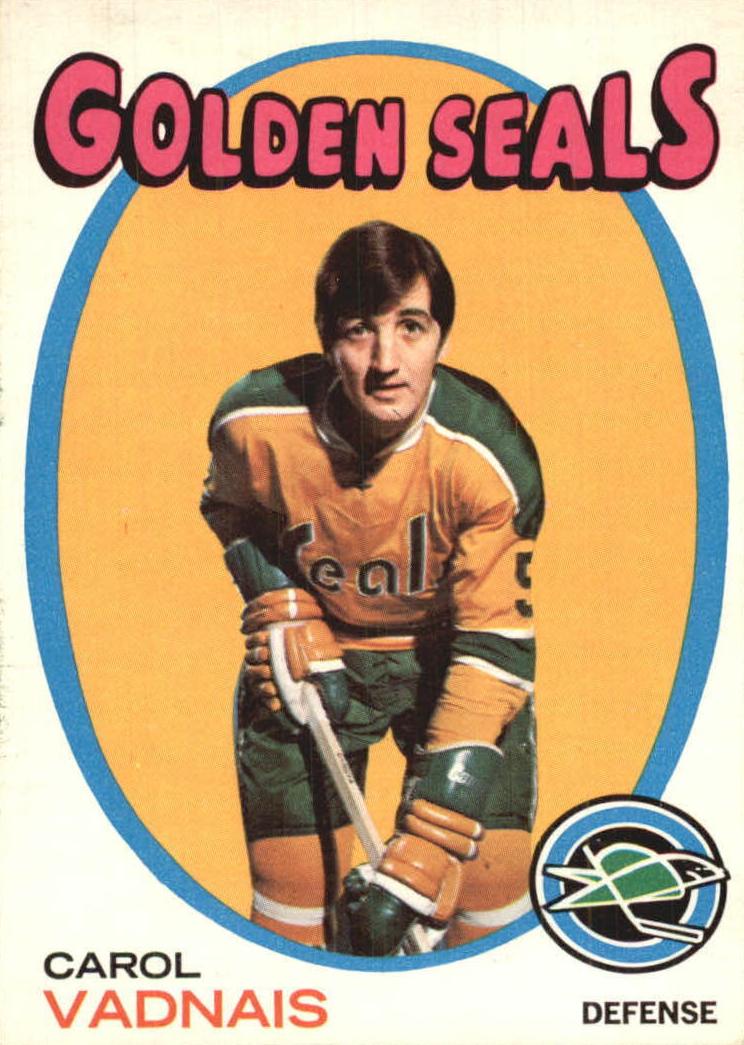 1971 O-Pee-Chee Hockey Carol Vadnais #46 PSA 7
