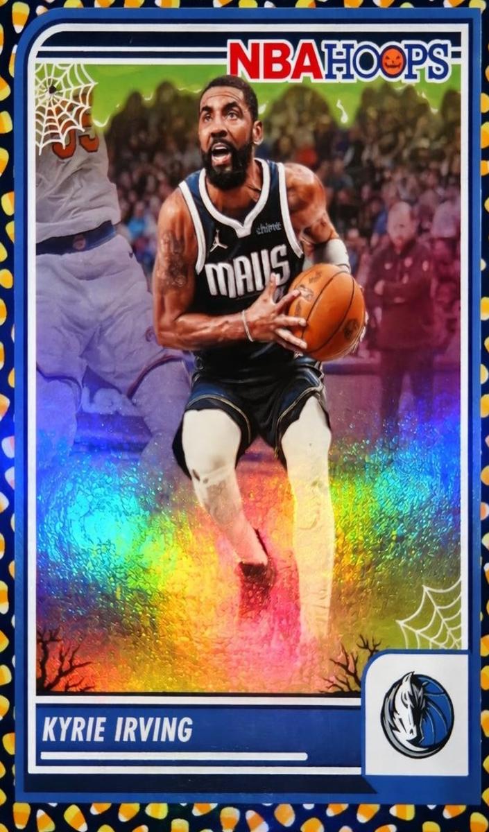 2023 Panini Haunted Hoops Basketball Holo Candy Kyrie Irving #256 PSA 9