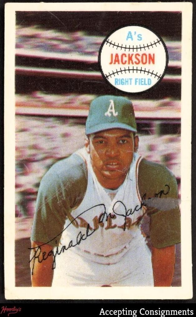 1970 Kellogg's Baseball Reggie Jackson #32