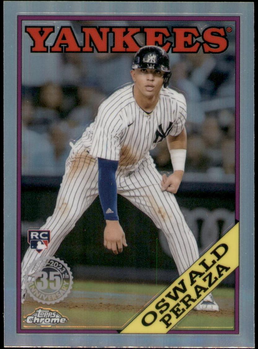 2023 Topps Chrome Baseball Oswald Peraza #88BC-16