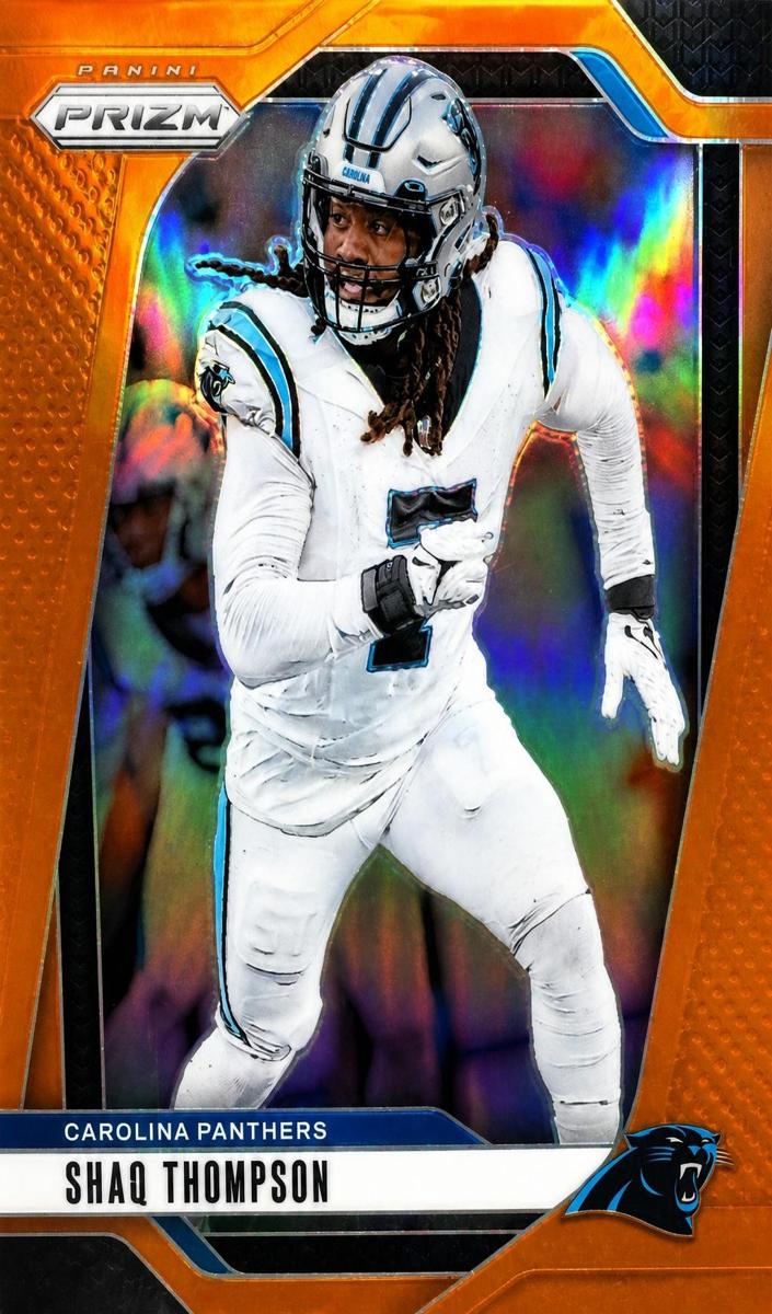 2024 Panini Prizm Football Orange Shaq Thompson #41
