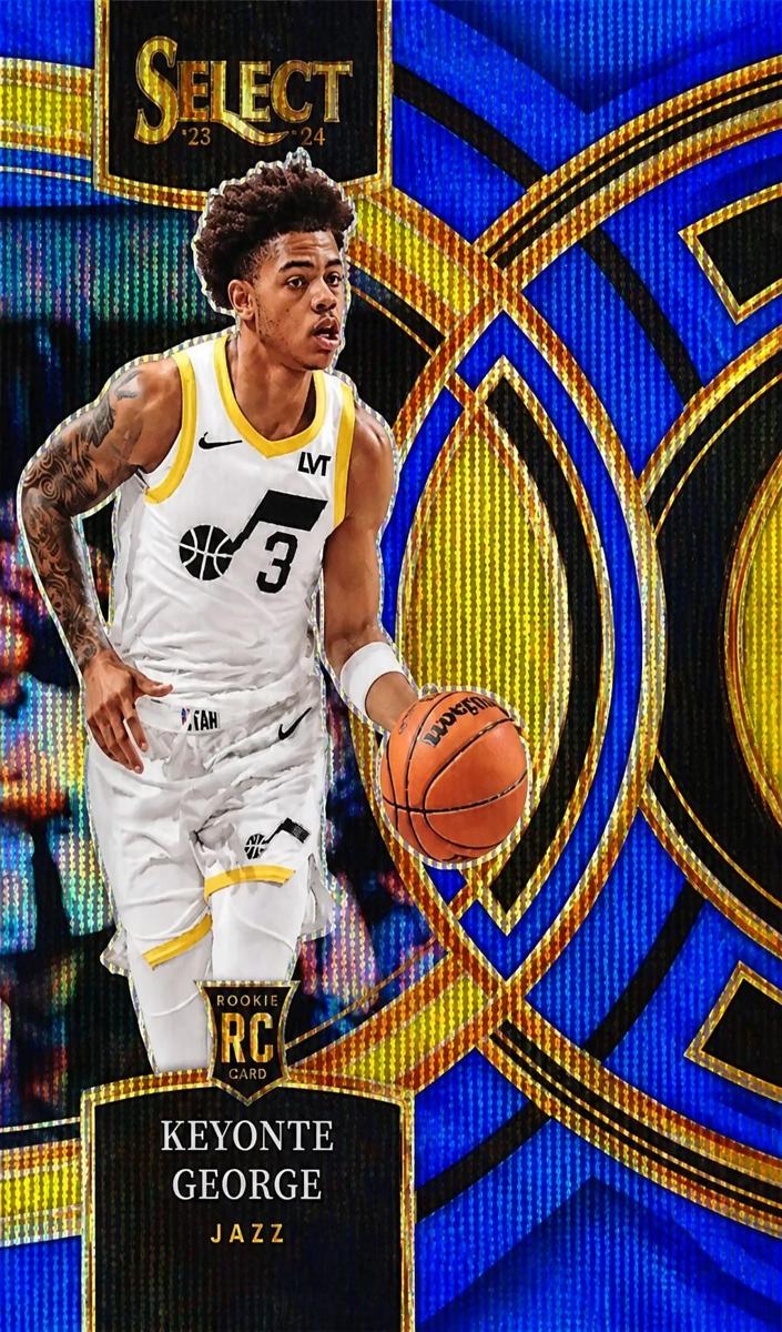 2023 Panini Select Basketball Blue Wave Keyonte George #109