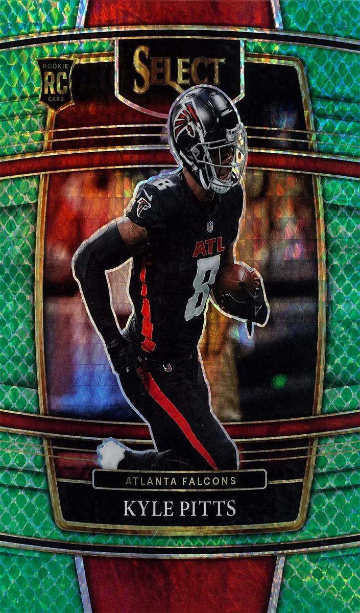 2021 Panini Select Football Dragon Scale Kyle Pitts #246 SGC 10