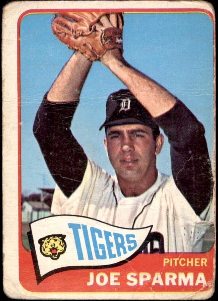 1965 Topps Baseball Joe Sparma #587