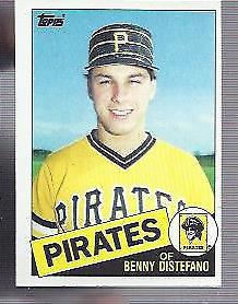 1985 Topps Baseball Benny Distefano #162