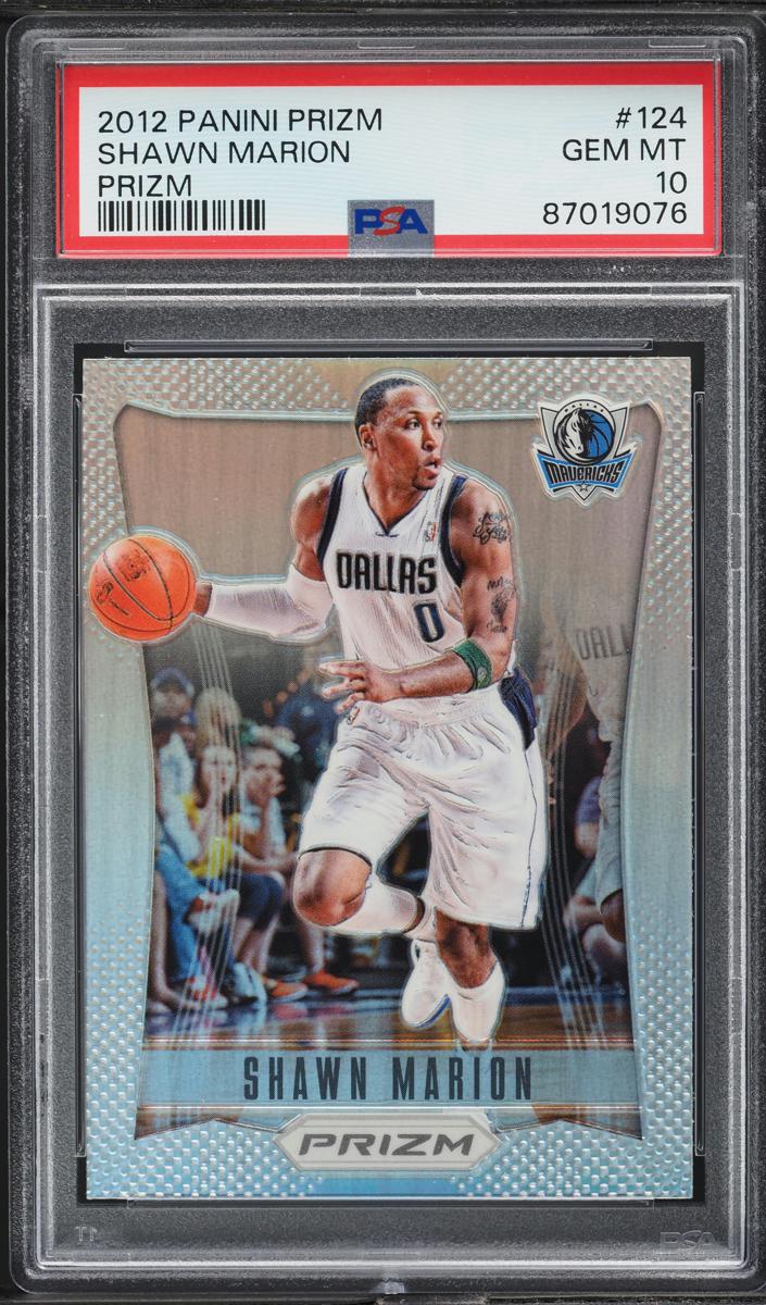 2012 Panini Prizm Basketball Silver Prizm Shawn Marion #124 PSA 9
