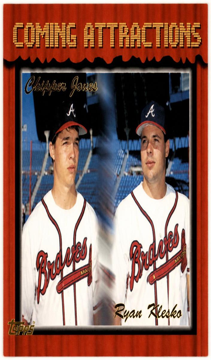 1994 Topps Baseball Gold Chipper Jones #777 PSA 8.5