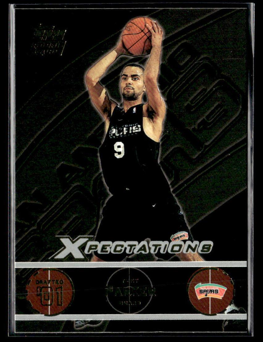 2001 Topps Xpectations Basketball Tony Parker #127