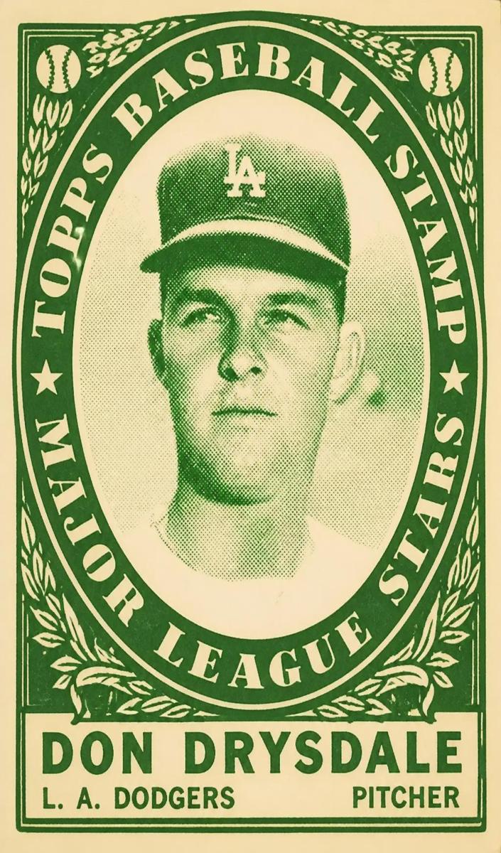 1961 Topps Baseball Don Drysdale #NNO SGC 7