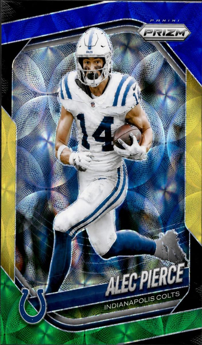 2025 Panini Prizm Football Choice Blue Yellow and Green Alec Pierce #209