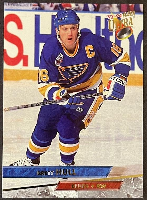 1993 Fleer Ultra Hockey Brett Hull #117