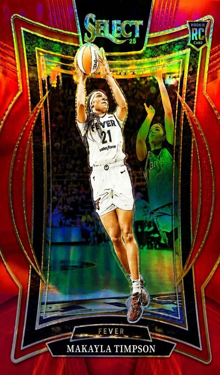 2025 Panini Select WNBA Basketball Red Makayla Timpson #87