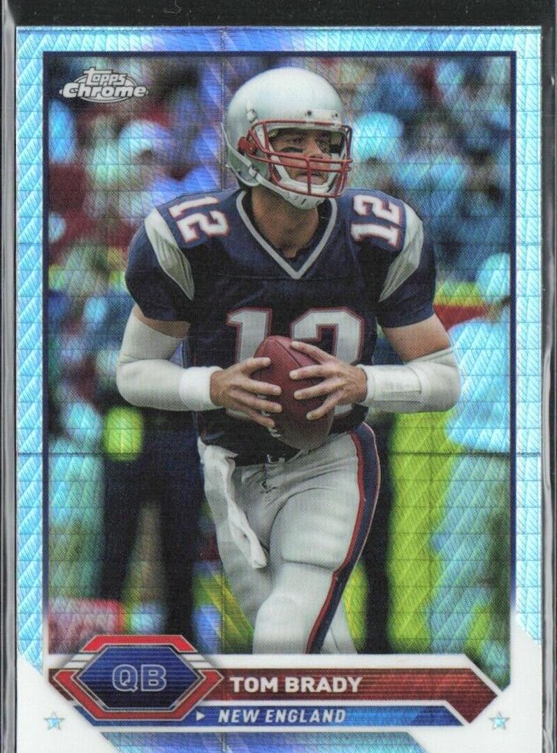 2023 Topps Composite Football Prism Refractor Tom Brady #14 PSA 9