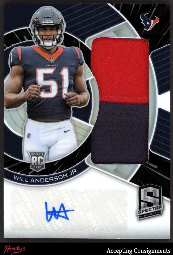2023 Panini Spectra Football Hyper Will Anderson Jr. #RAD-WAN PSA 9