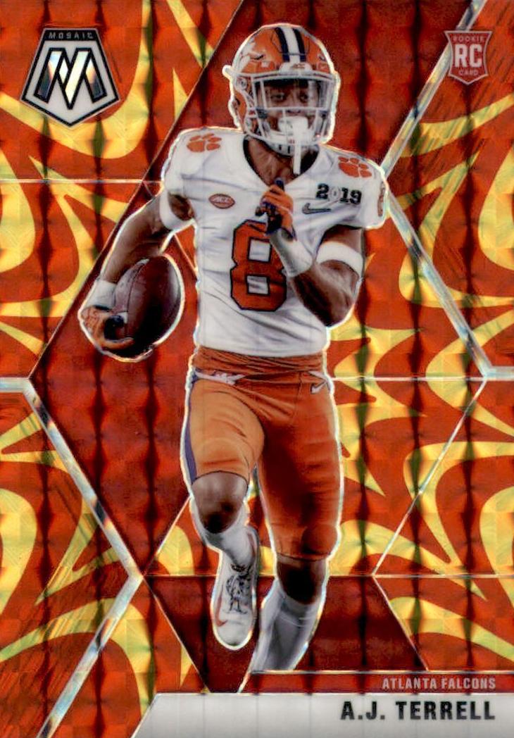 2020 Panini Mosaic Football Mosaic Reactive Gold A.J. Terrell #248