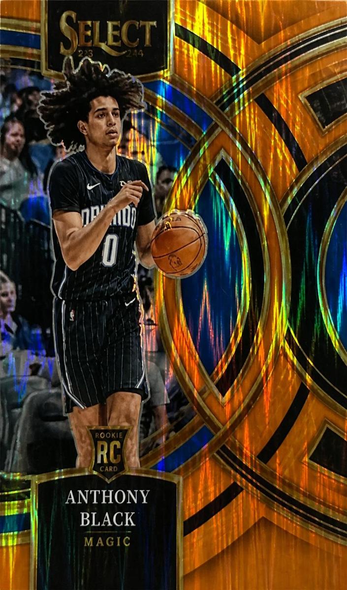 2023 Panini Select Basketball Orange Flash Anthony Black #113