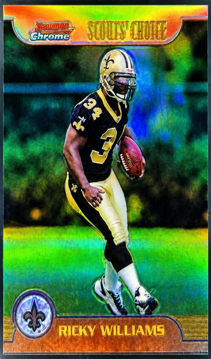 1999 Bowman Chrome Football Refractor Ricky Williams #SC18