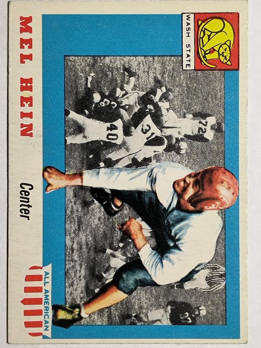 1955 Topps All-American Football Mel Hein #28 PSA 6.5