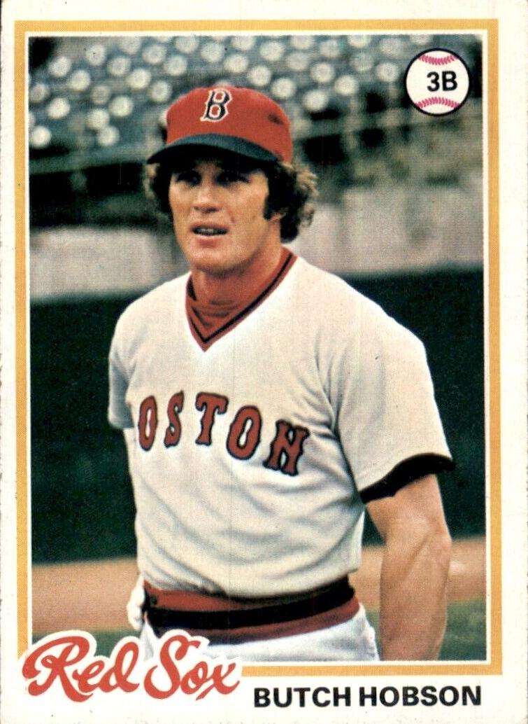 1978 Topps Baseball Butch Hobson #155 PSA 7.5