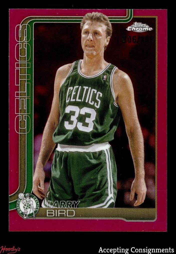 2025 Topps Chrome Basketball Magenta Refractor Larry Bird #243