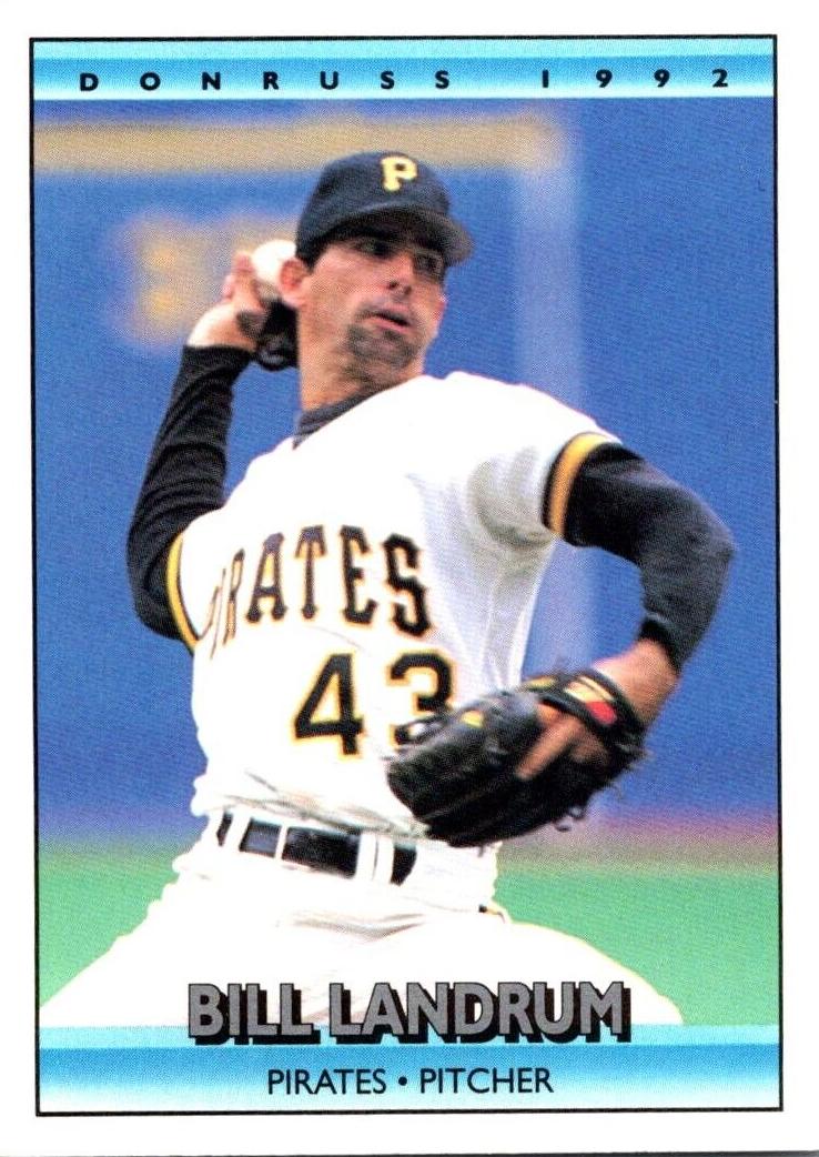 1992 Donruss Baseball Bill Landrum #221