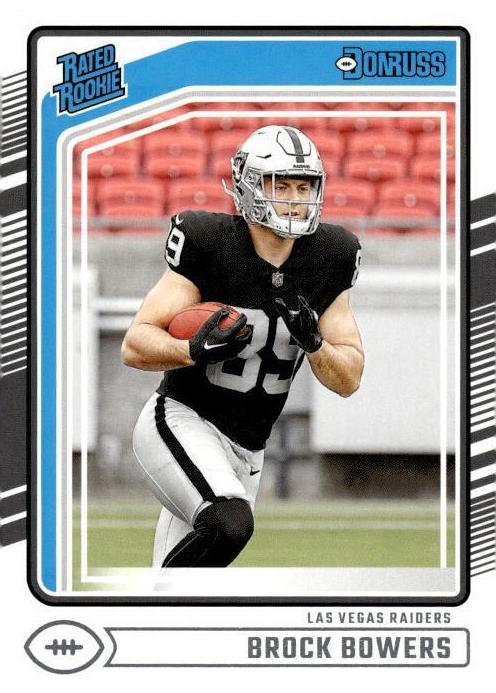 2024 Panini Donruss Football Brock Bowers #394 PSA 9