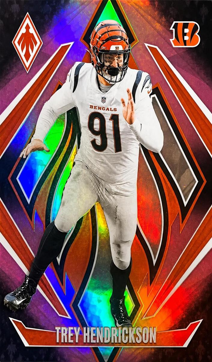 2024 Panini Phoenix Football Pink Fade Trey Hendrickson #138