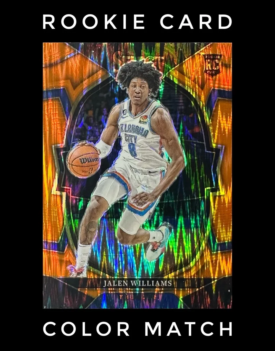 2022 Panini Select Basketball Orange Flash Jalen Williams #90 PSA 9