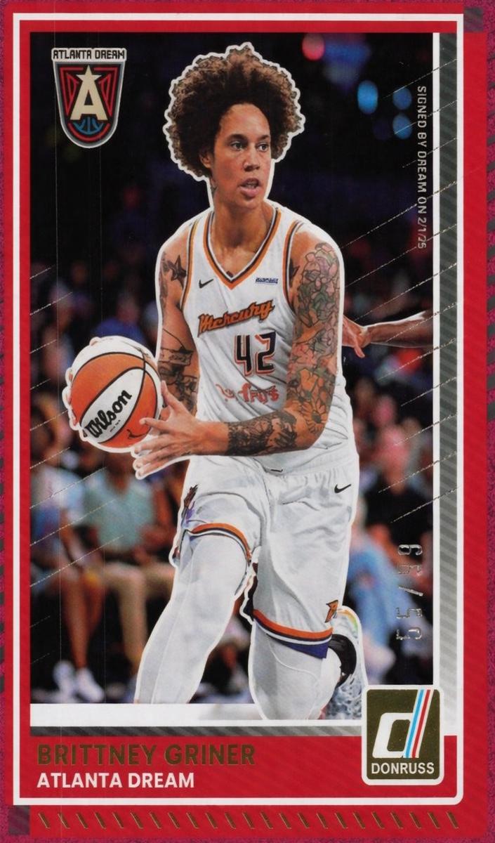 2025 Panini Donruss WNBA Basketball Purple Shimmer Brittney Griner #62