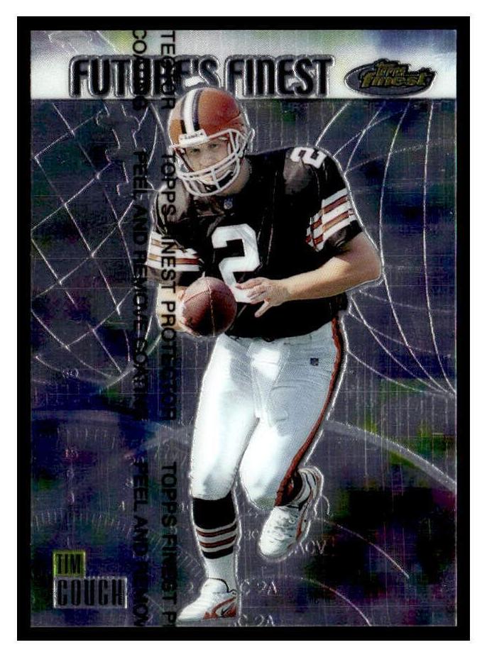 1999 Topps Finest Football Tim Couch #FF9