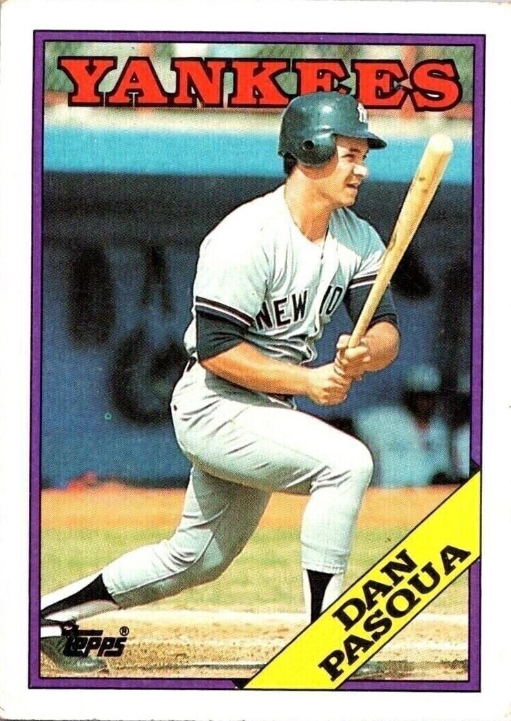 1988 Topps Baseball Dan Pasqua #691