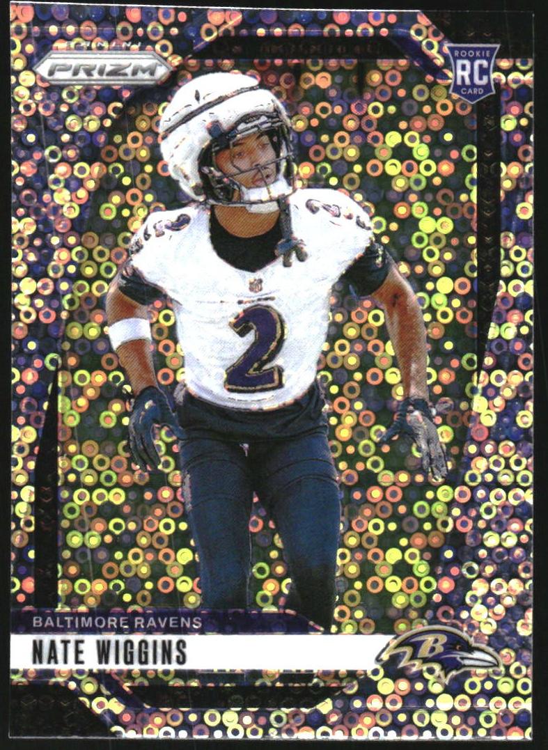 2024 Panini Prizm Football No Huddle Nate Wiggins #380