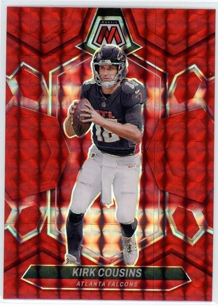 2024 Panini Mosaic Football Red Kirk Cousins #8