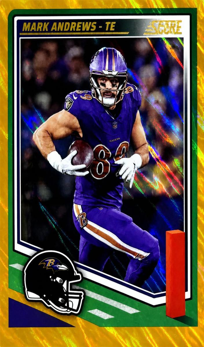 2025 Panini Score Football Lava Mark Andrews #115