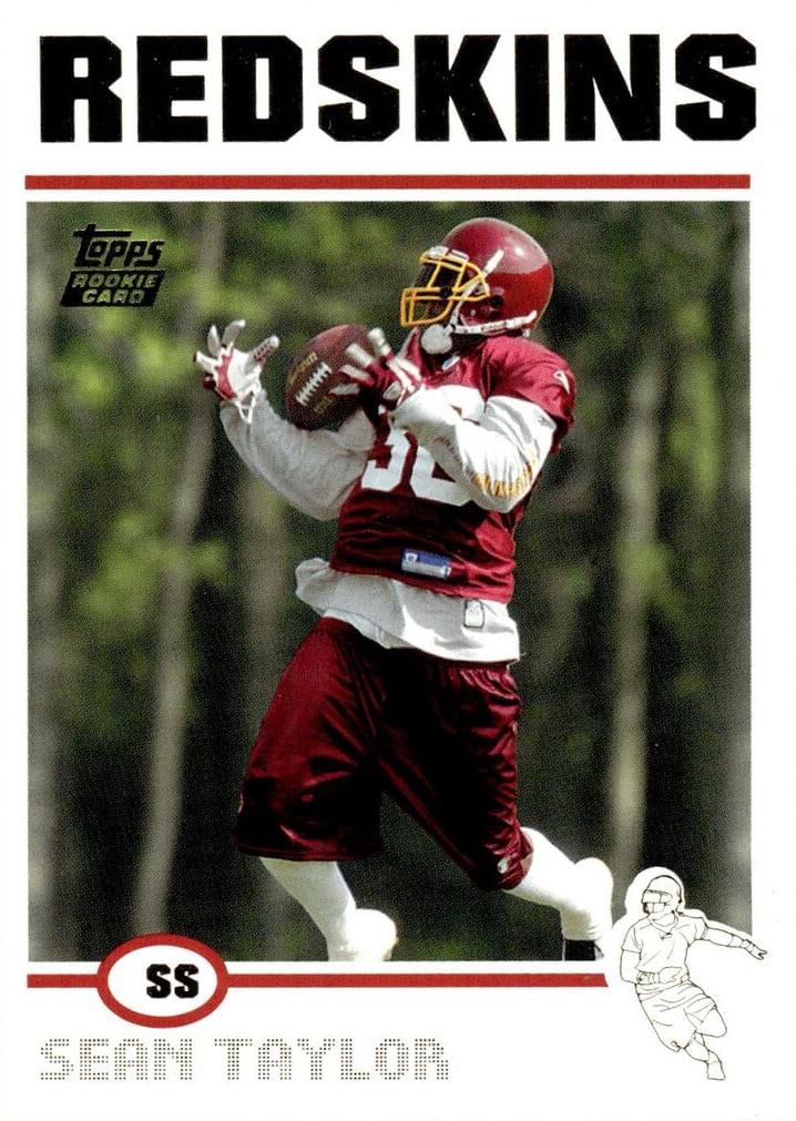 2004 Topps Football Sean Taylor #347 RAW Ungraded
