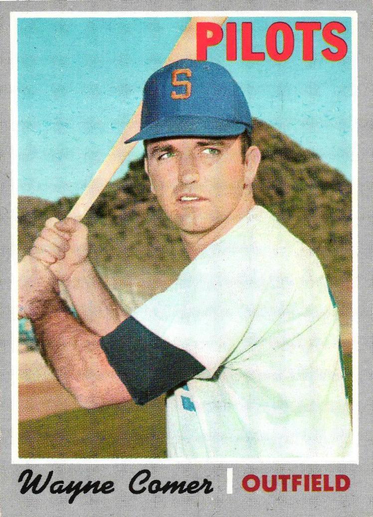 1970 Topps Baseball Wayne Comer #323 PSA 7
